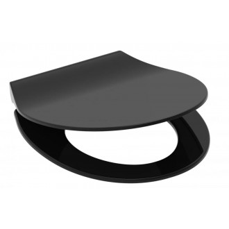 Schütte SLIM BLACK| Duroplast, Soft Close