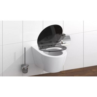Schütte SLIM BLACK| Duroplast, Soft Close