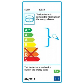 LED osvětlení Eglo Cabo 34x7 cm kov chrom 30932
