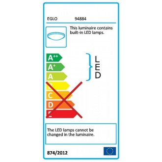 LED osvětlení Eglo Wasao 32x6 cm kov chrom 94884