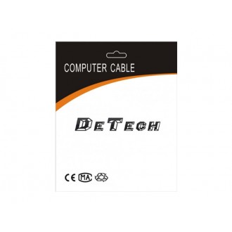 DeTech Pletený propojovací HDMI - HDMI - 3m HQ