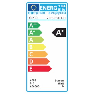 Zrcadlo s LED osvětlením Naturel Iluxit 60x60 cm chrom ZIL6060LED