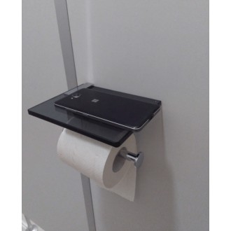 Držák toaletního papíru Optima Cube Way černá