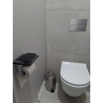 Držák toaletního papíru Optima Cube Way černá