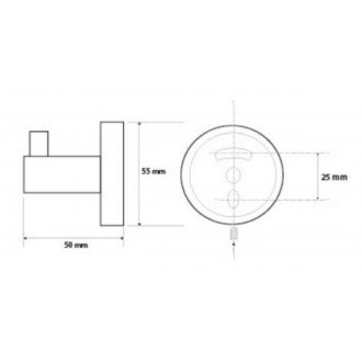 Háček Bemeta Noir černá