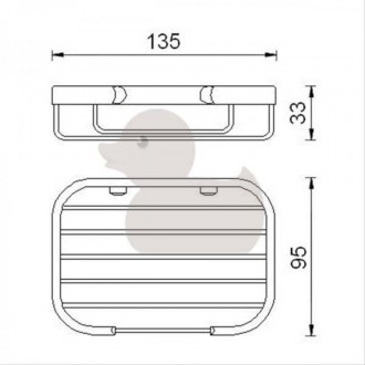 Mýdlenka Optima drátěný program chrom