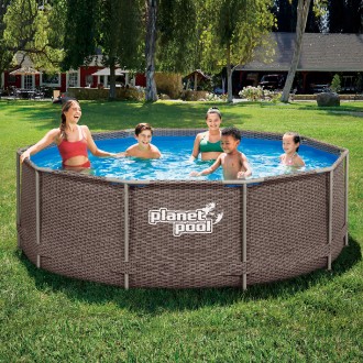 Bazén Planet Pool FRAME ratan - 366 x 99 cm