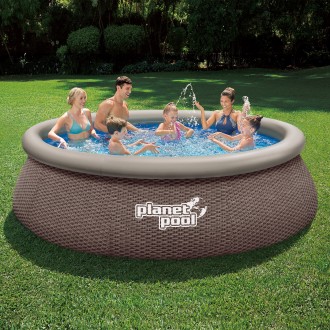 Bazén Planet Pool QUICK ratan - 305 x 76 cm