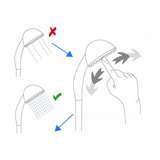 Ruční sprcha Siko chrom