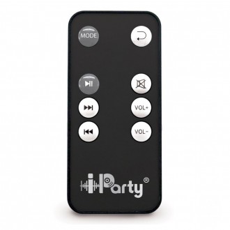 Bezdrátový karaoke Audio System iParty se světelnými efekty a mikrofonem