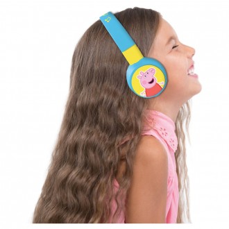 Skládací sluchátka Prasátko Peppa Bluetooth