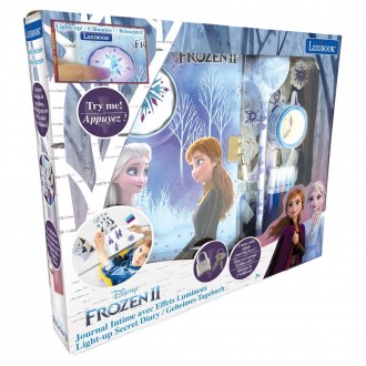 Elektronický svítící tajný deník Disney Frozen II s příslušenstvím