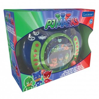 Přenosný CD přehrávač PJ Masks se 2 mikrofony