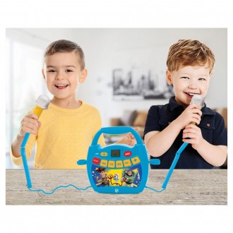 Reproduktor karaoke Disney Toy Story se 2 mikrofony