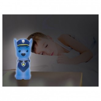 Designové noční světlo LED Tlapková Patrola Chase 13 cm