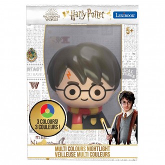 Designové noční světlo LED 3D Harry Potter 13 cm