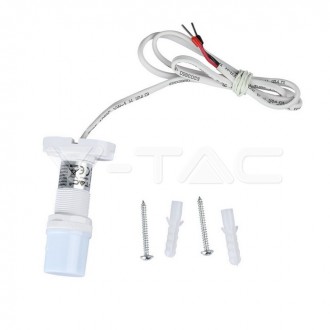 V-TAC Světelní senzor pohybu-bílý-VT-20-SKU1369 SKU1369