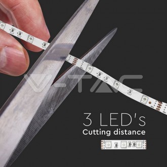 V-TAC LED pásek RGB-4,8W-12V-SMD 5050-VT-5050-IP20 VT-5050