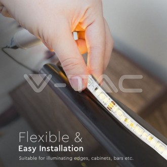 V-TAC LED pásek RGB 9W 24V IP20 SMD 5050-VT-5050-10M VT-5050