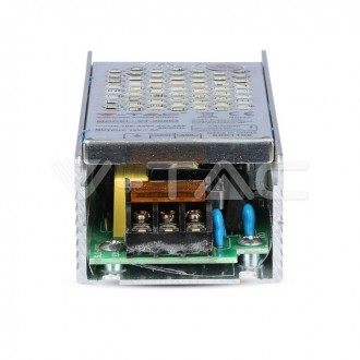 V-TAC Napájecí adaptér pro LED pásky 60W-5A-12V-IP20-kovový-VT-20062 VT-20062