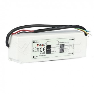 V-TAC Napájecí adaptér pro LED pásky 60W-5A-12V-IP67-plastový-VT-22065 VT-22065