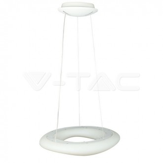 V-TAC Designový LED lustr 32W -3100LM-Stmívatelný-bílý SKU3958