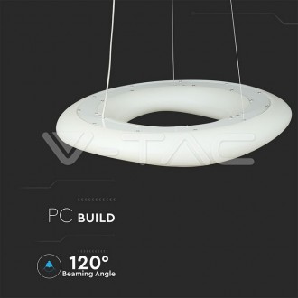 V-TAC Designový LED lustr 32W -3100LM-Stmívatelný-bílý SKU3958