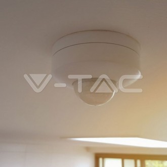 V-TAC Infračervený Pohybový senzor bílý 360°-IP20 SKU4968