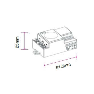 V-TAC Mikrovlnný pohybový senzor na zeď 180/360 °-IP20-bílý VT-8018