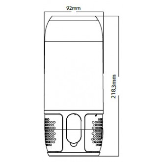 V-TAC BLUETOOTH reproduktor s RGB+W LED světlem-černý SKU8570
