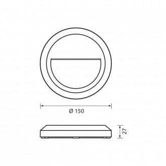 VIVALUX LED fasádní svítidlo 1,5W-4000K-IP65-230V VIV003665