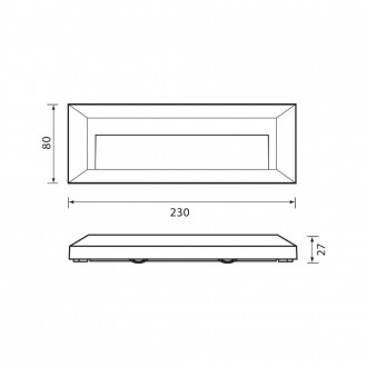 VIVALUX LED fasádní svítidlo 3,5W-4000K-IP65-230V-černé VIV003666