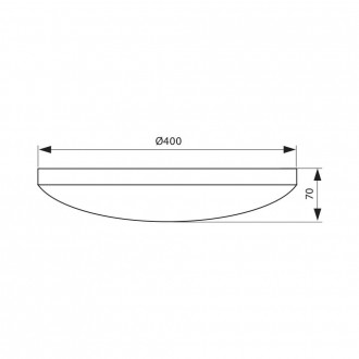 VIVALUX LED Stropní svítidlo 36W-4000K-IP20-NINA LED VIV004422