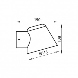 VIVALUX LED venkovní nástěnné svítidlo OSAKA/W 1xGU10 BK VIV004346
