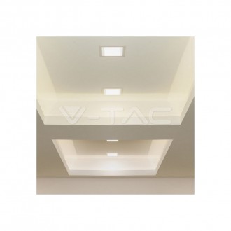 V-TAC LED panel vestavný 3W-210LM-84x84mm-čtverec-VT-307 SQ barevná teplota (К): denní bílá / 4000K SKU6296