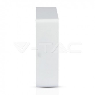 V-TAC LED panel 12W-IP20-900LM-přisazený čtverec barevná teplota (К): teplá bílá / 3000K SKU4913