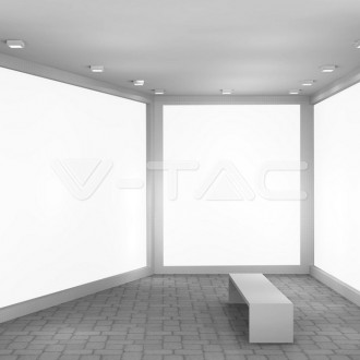 V-TAC LED panel 12W-IP20-900LM-přisazený čtverec barevná teplota (К): teplá bílá / 3000K SKU4913