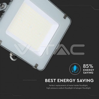 V-TAC LED reflektor 150W-120LM/W-VT-156-IP65-šedý barevná teplota (К): denní bílá / 4000K VT-156