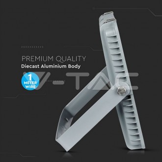 V-TAC LED reflektor 150W-120LM/W-VT-156-IP65-šedý barevná teplota (К): denní bílá / 4000K VT-156