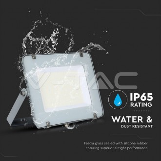 V-TAC LED reflektor 150W-120LM/W-VT-156-IP65-šedý barevná teplota (К): studená bílá / 6400K VT-156