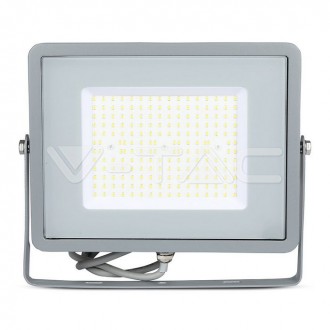 V-TAC LED Reflektor 100W-120LM/W-12000LM-IP65-VT-106-šedý barevná teplota (К): denní bílá / 4000K VT-106