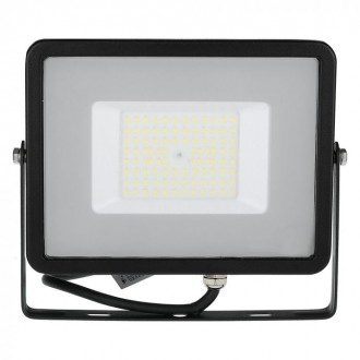 V-TAC LED reflektor-50W-120LM/W-IP65-černý-SAMSUNG CHIP-VT-56 barevná teplota (К): denní bílá / 4000K VT-56