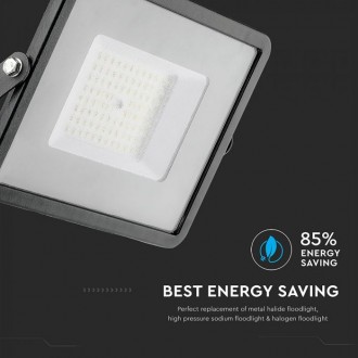V-TAC LED reflektor-50W-120LM/W-IP65-černý-SAMSUNG CHIP-VT-56 barevná teplota (К): denní bílá / 4000K VT-56