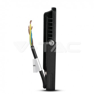 V-TAC LED reflektor 20W-1600LM-IP65-SAMSUNG CHIP-černý-VT-20 barevná teplota (К): denní bílá / 4000K VT-20