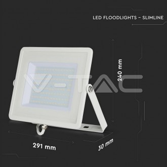 V-TAC LED reflektor 100W-8000LM-IP65-VT-100-bílý barevná teplota (К): studená bílá / 6400K VT-100