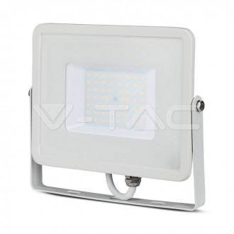 V-TAC LED reflektor 50W-4000LM-IP65-SAMSUNG CHIP-bílý-VT-50 barevná teplota (К): studená bílá / 6400K VT-50