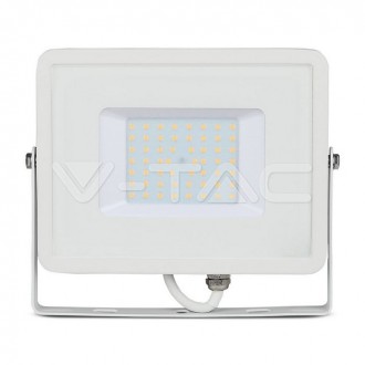 V-TAC LED reflektor 50W-4000LM-IP65-SAMSUNG CHIP-bílý-VT-50 barevná teplota (К): studená bílá / 6400K VT-50