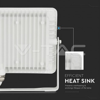 V-TAC LED reflektor 30W-2400LM-IP65-SAMSUNG CHIP-bílý-VT-30 barevná teplota (К): teplá bílá / 3000K VT-30