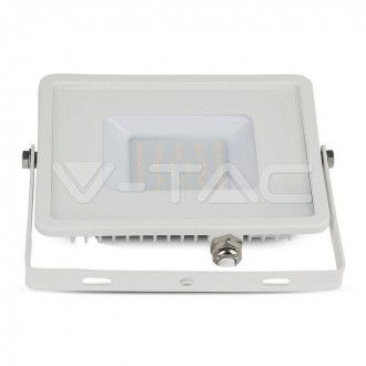 V-TAC LED reflektor 30W-2400LM-IP65-SAMSUNG CHIP-bílý-VT-30 barevná teplota (К): denní bílá / 4000K VT-30