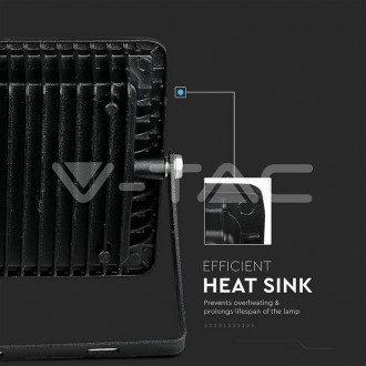 V-TAC LED reflektor 30W-2400LM-IP65-SAMSUNG CHIP-černý-VT-30-B barevná teplota (К): denní bílá / 4000K VT-30